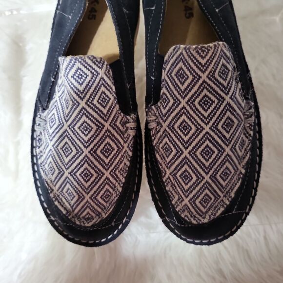 BRAND NEW ! RANK -45 LEATHER AND TEXTILE UPPER NAVY BLUE,AND WHITE,MANMADE SOLE, - Picture 9 of 9